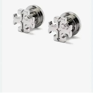 Tory Burch KIRA Stud Earrings Silver